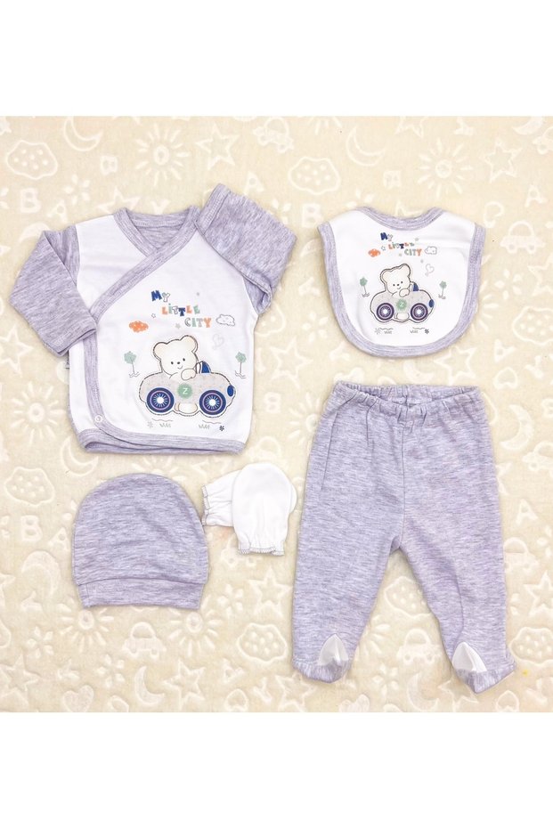BABY NEWBORN TROLLEY teddy bear 5-PIECE HOSPITAL DISPLAY SET IN BOX ZP1106