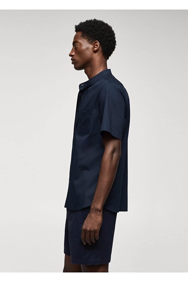 %100 pamuklu hakim yaka gömlek - 6