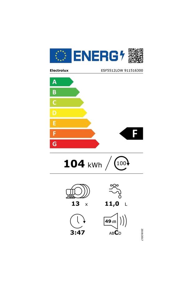ESF5512LOW 6 Programlı Bulaşık Makinesi - 2