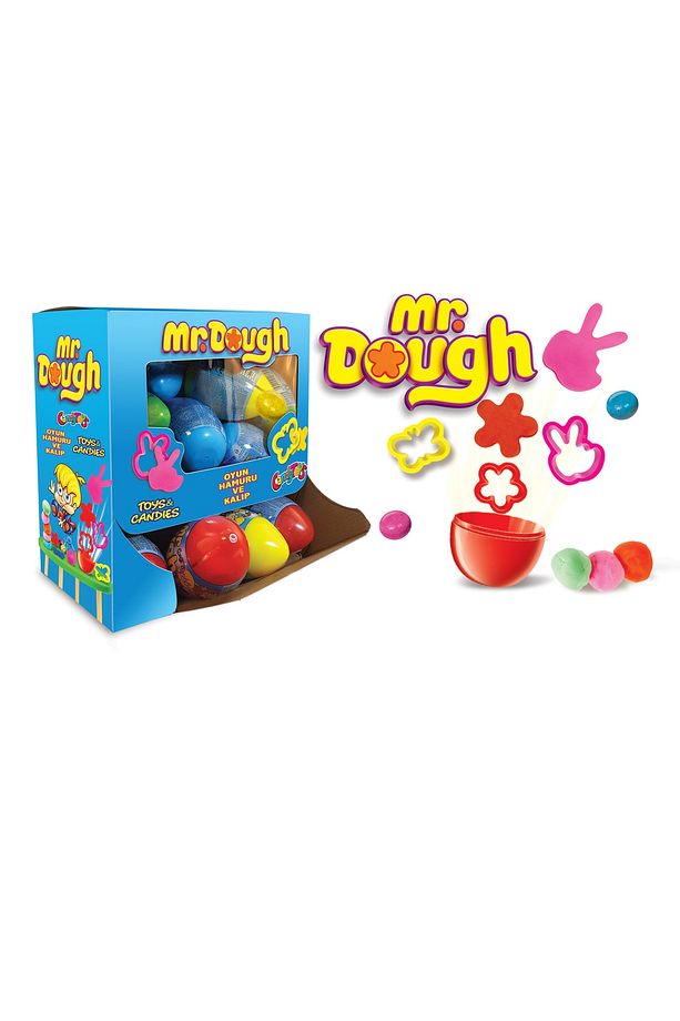 Toy Joy Mr.dough 10gr Plas.yumurta Havuzlu Tablet Draje Şeker - 24 Adet - 1