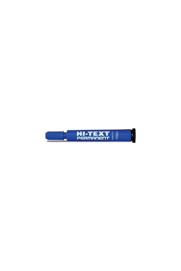 Hi-text Hı-text Permanent M. Kesik Uçlu Mavi 830pc 12'li - 2