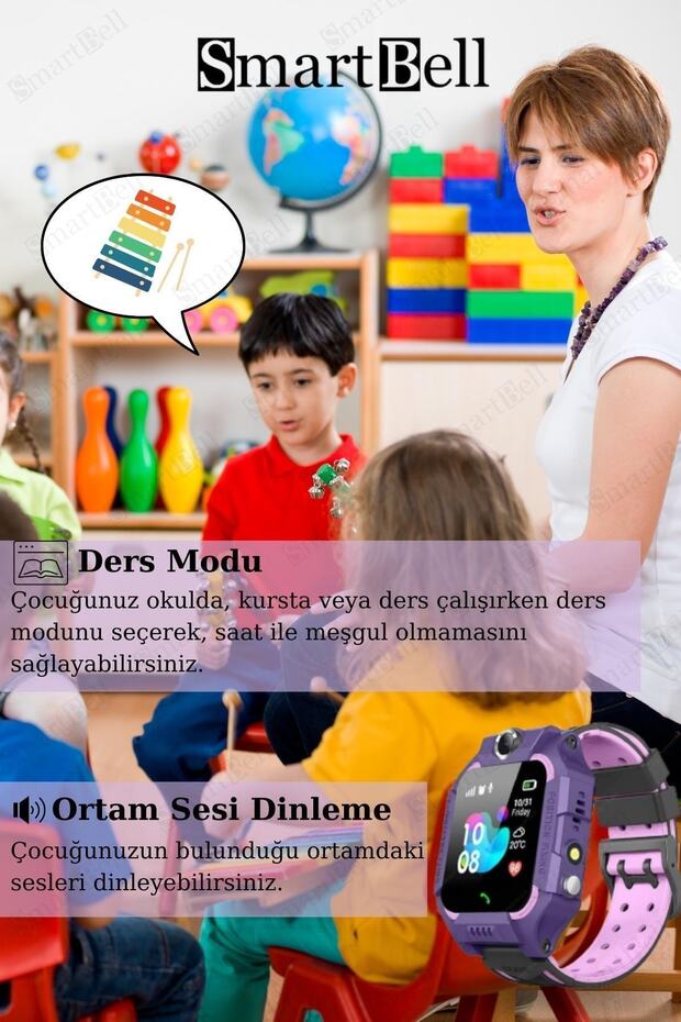 Q539 Plus Sim Kartlı Akıllı Çocuk Saati,görüntülü Konuşma Akıllı Çocuk Okul Saatleri - 7
