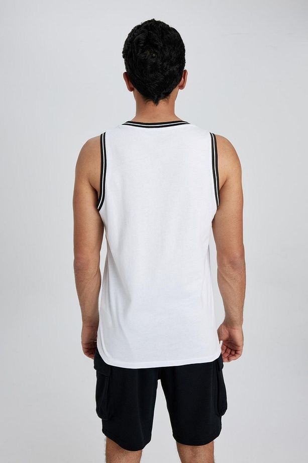Regular Fit Baskılı Bisiklet Yaka Atlet A5701ax23hs - 6