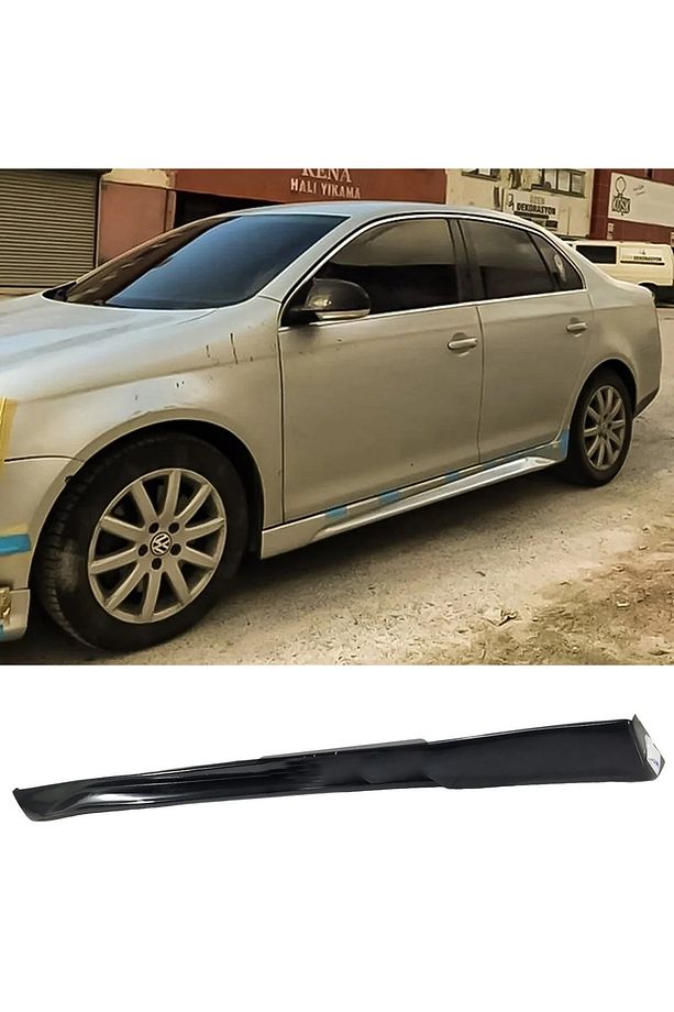 Jetta Mk5 Yan Marşpiyel Seti 2005 2006 2007 2008 2009 2010 Mat Siyah Plastik 2 Adet - 2