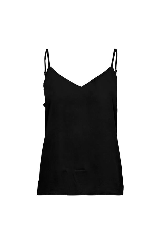 Onlalma Life Poly Tie Singlet Solid Kadın İp Askılı Bluz - 1