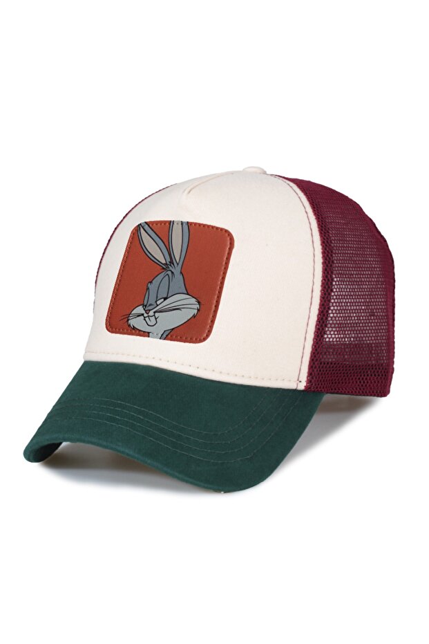 Bugs Bunny Orange Model Mesh Hat - Replaceable Leather Patch - 1