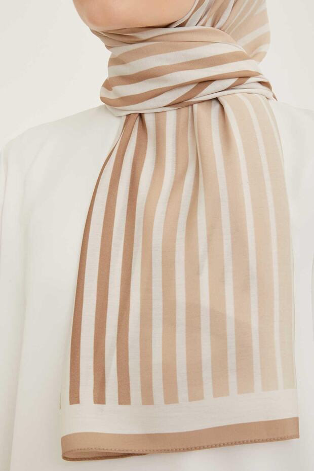 Trend Line Pattern Modal Shawl 5746-13 - 2