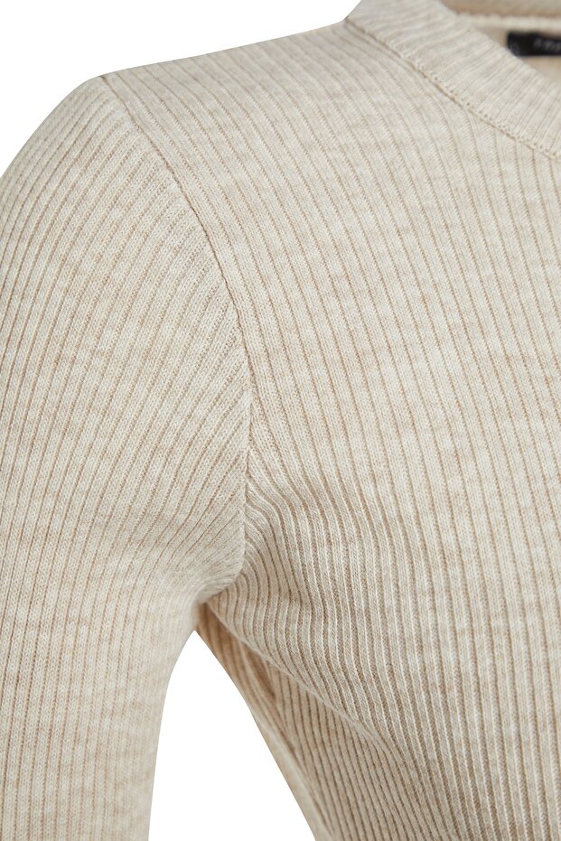 Stone Midi Knitwear Crew nyakú ruha TWOAW21EL0422 - 7