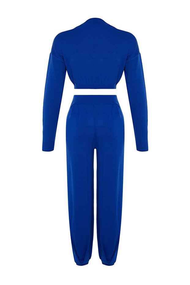 Saks Süper Crop Jogger Pantolonlu Triko Alt-Üst Takım TWOAW24AU00007 - 7