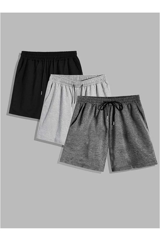 Erkek Basic Regular Fit Cepli Şort - 1