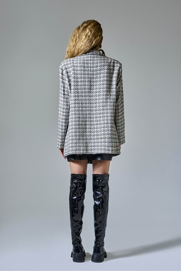 Tüvit Oversize Regina Blazer Ceket - 5