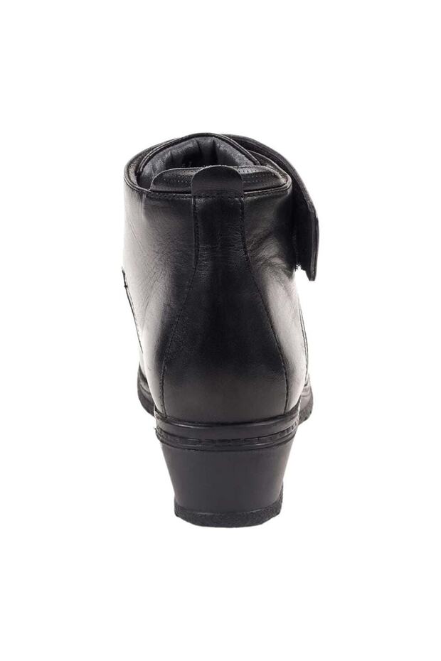 25651-K Vionic Siyah Kadın Comfort Deri Hallux Bot - 5