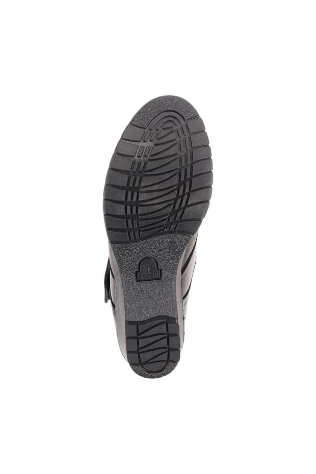 25651-K Vionic Siyah Kadın Comfort Deri Hallux Bot - 7