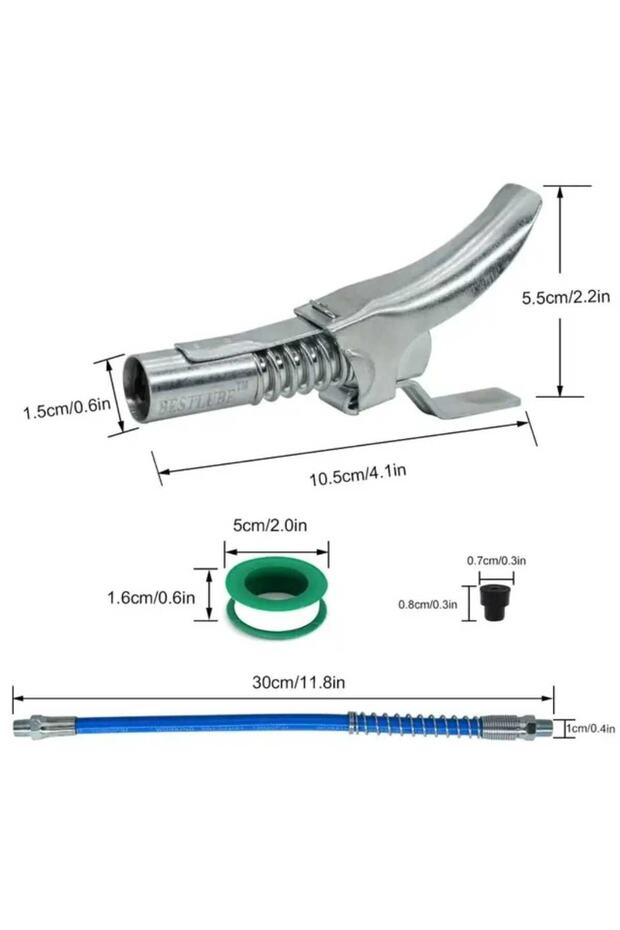 Mandallı Gres Pompası Ucu - 4