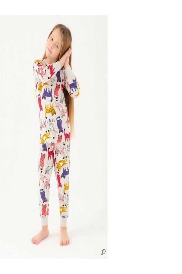 Devojčin set pidžama Sa deznom - 1