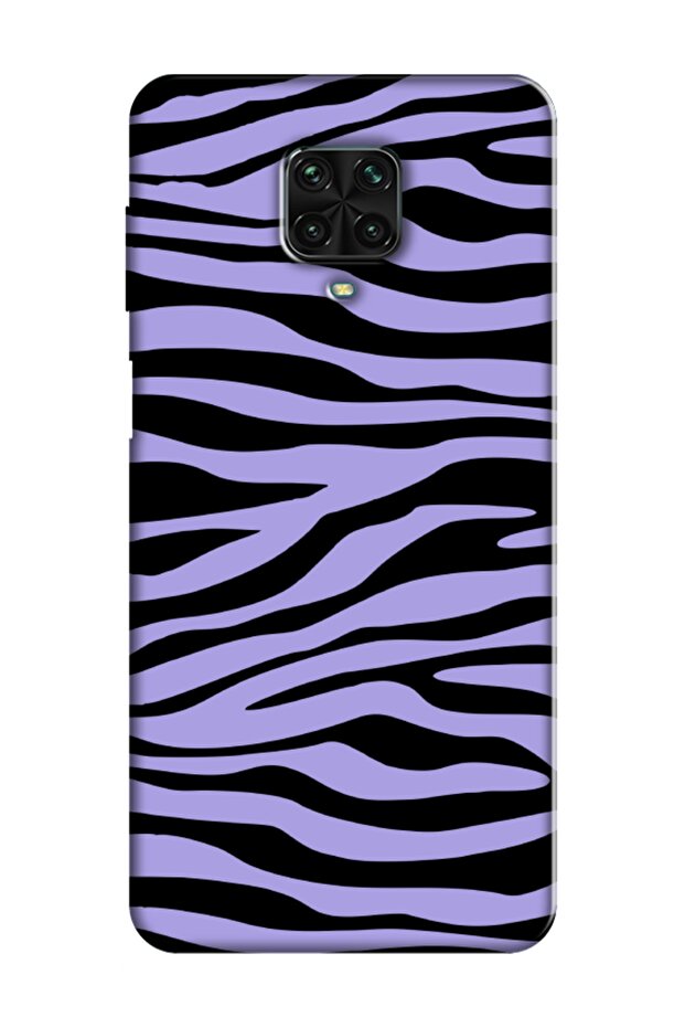 حافظة هاتف Redmi Note 9S بنمط الحمار الوحشي أرجواني - 1