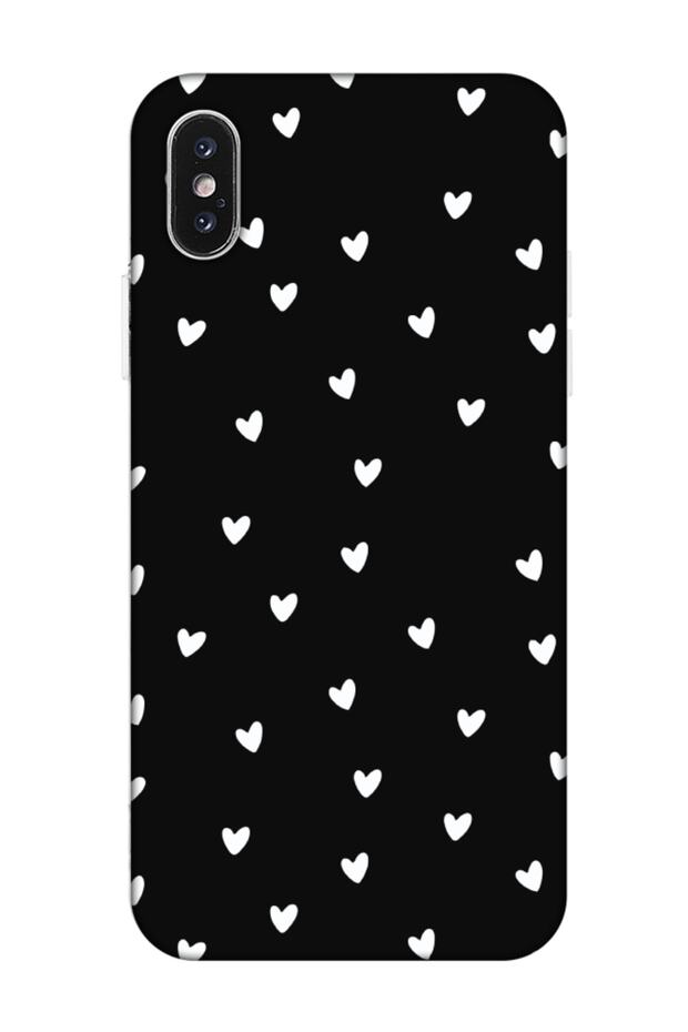 حافظة هاتف آيفون X تيتي هارتس باللون الأسود - 1