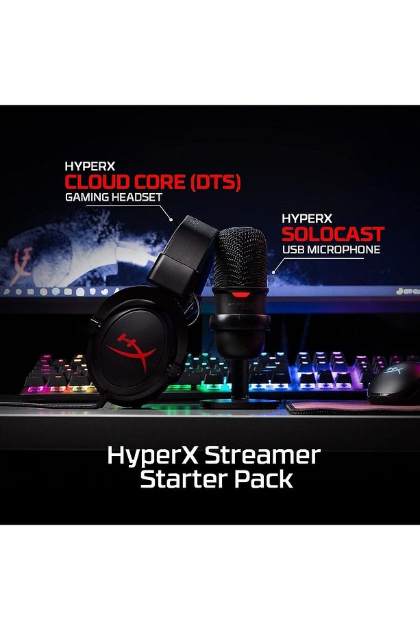 Streamer Pack - Could Core Gaming Kulaküstü Kulaklık Dts, Solocast Gaming Mikrofon, One Size - 2