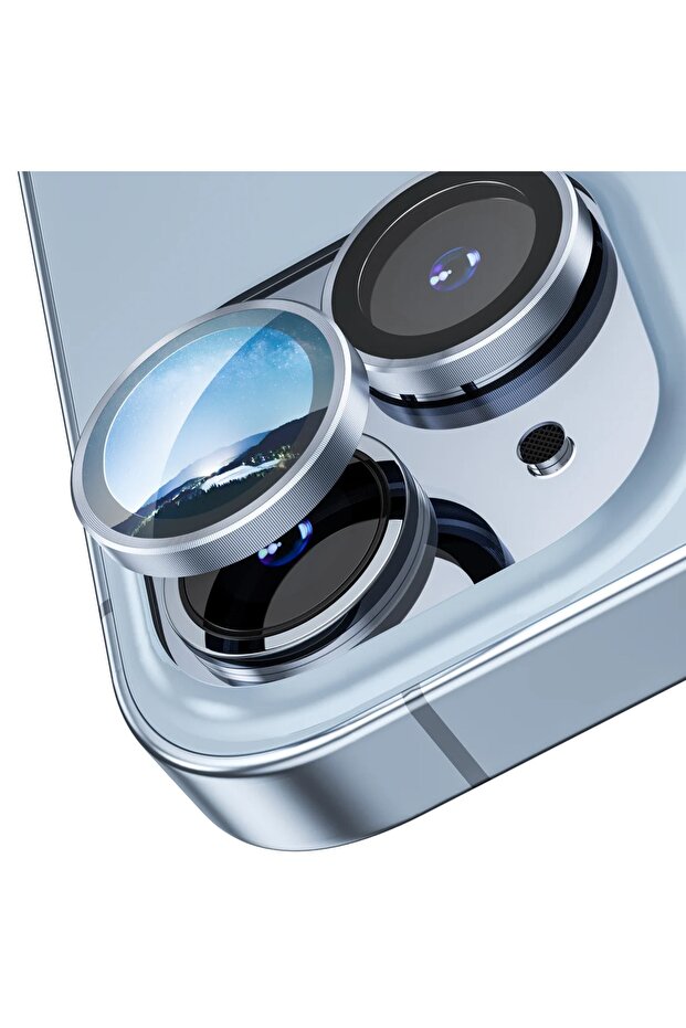 iPhone 14/14 Plus Compatible Camera Lens Protector - Blue - 1