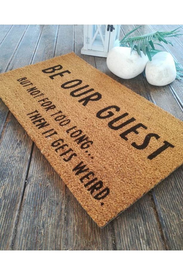 Be Our Guest Type Kapı Önü Paspası - 5
