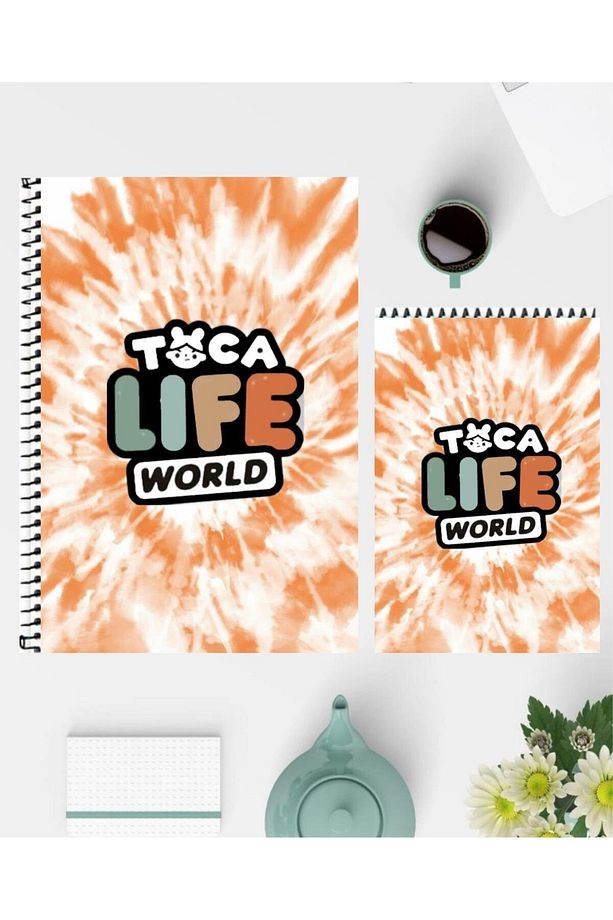 Toca Life World A5 Defter ve A6 Not Defteri Özel Tasarım Çizgisiz Defterler - 2