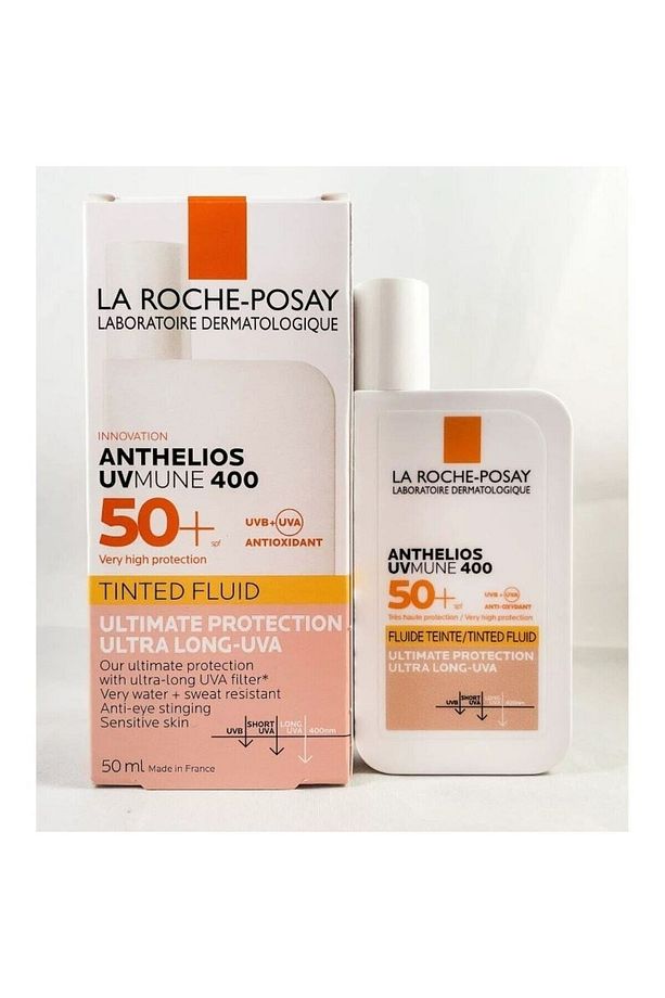 Anthelios SPF50+ UVMUNE 400 Invisible Fluid Tinted Sunscreen, 50ml LRPosay. - 3