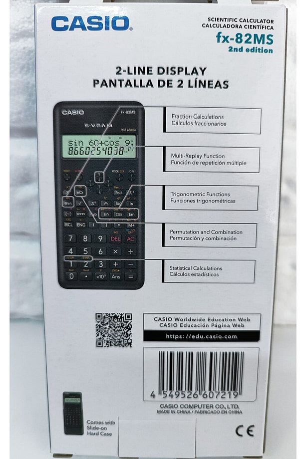 Fx-82ms W2- 2. Versiyon Bilimsel Fonksiyonlu Hesap Makinesi 240 Fonksiyonlu - 4