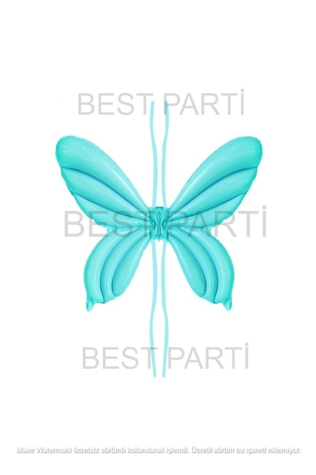 Best Angel Wing Foil Balloon Blue Color 84X60 cm