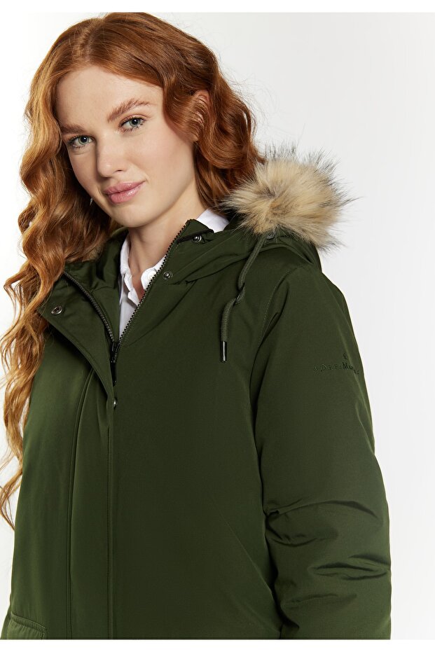 Winterparka mit Kunstfell - 3