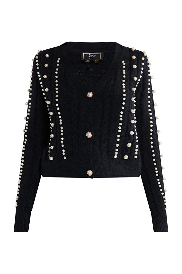 Cardigan with pearls sookie - 1
