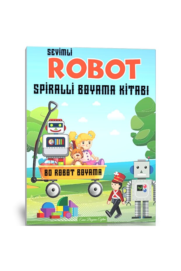 كتاب تلوين الروبوت اللطيف