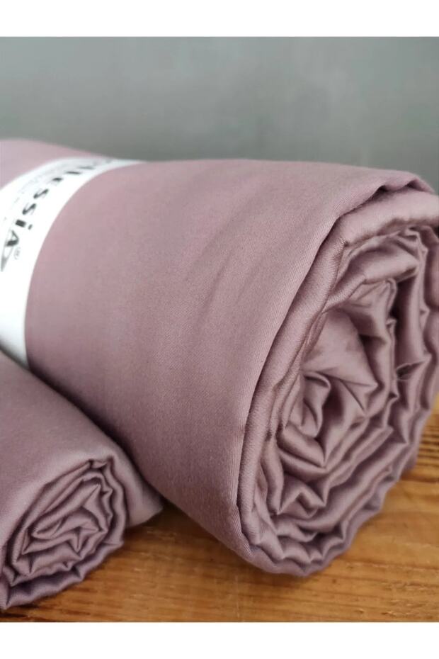 100% Cotton Akfil Fitted Double Elastic Sheet Set Sheet Set - 2