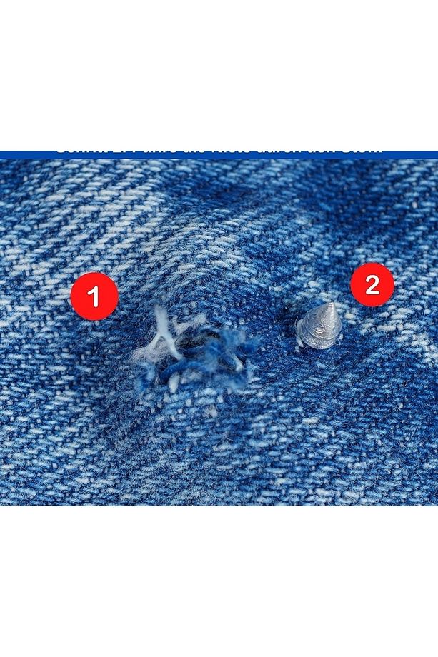 4 Büyük 8 Küçük Kot Pantolon Düğmesi - 4