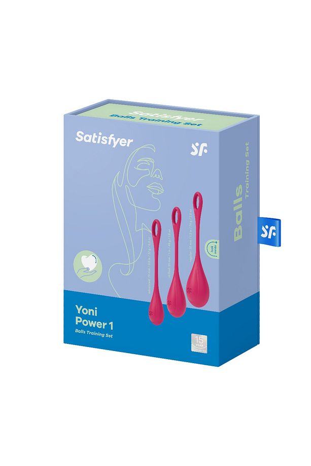 Yoni Power 1 Red Silikon 3 Adet Kegel Egzersiz Top Seti - 3