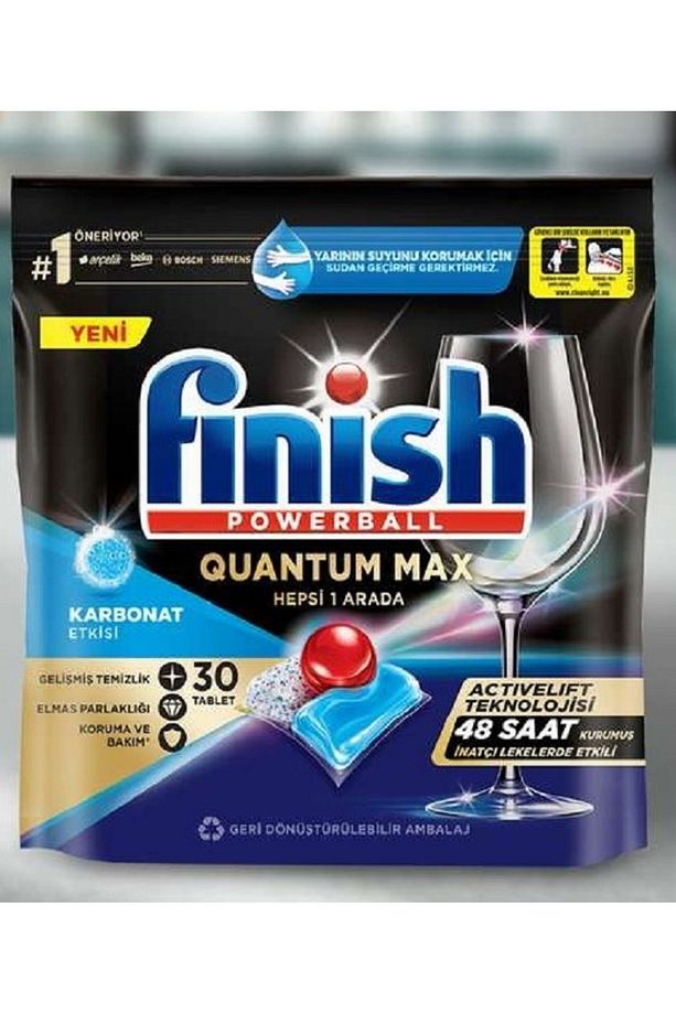 Quantum Max 30 Kapsül Bulaşık Makinesi Deterjanı Tableti - 1