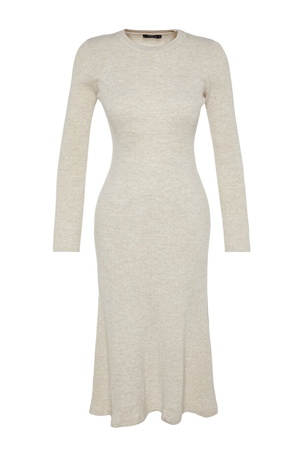Stone Midi Knitwear Crew nyakú ruha TWOAW21EL0422 - 6