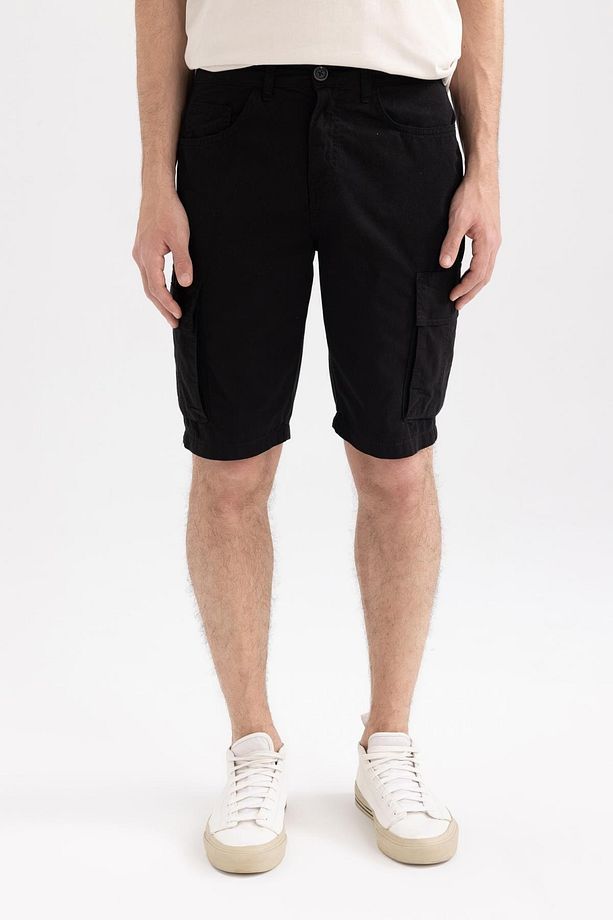 Regular Fit Kargo Cepli Bermuda Şort N8607az23sm - 4