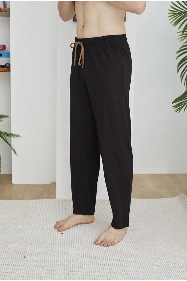 Ince Tek Alt Çok Rahat Pamuk Pijama Altı %100 Pamuk - 1