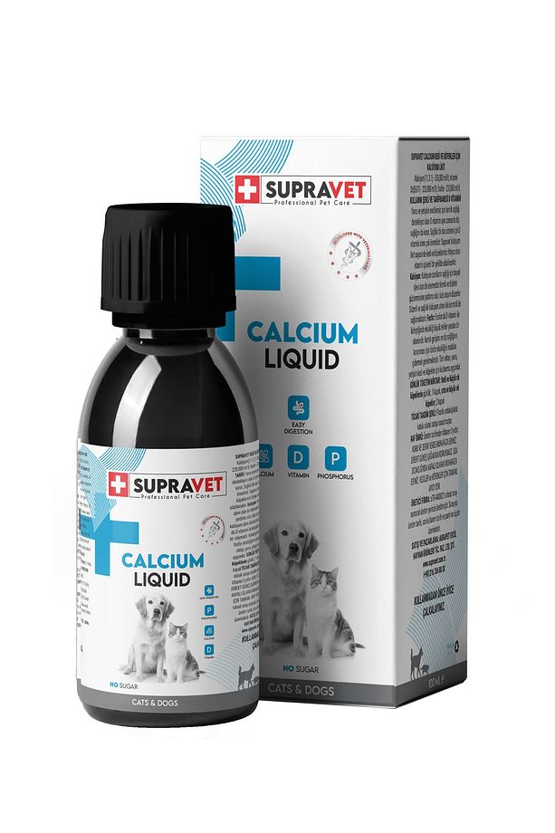 Calcium Kedi Ve Köpek İçin Sıvı Kalsiyum Damla 100ml - 4