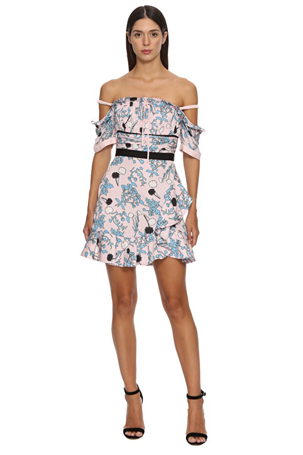 Self Potrait Pembe Elbise - 1