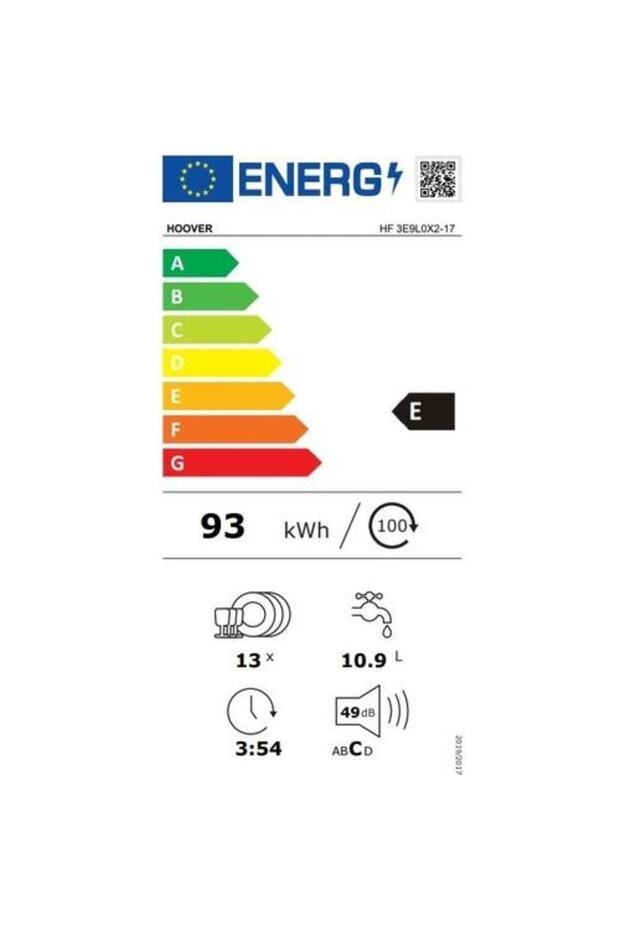 Hf 3E9L0X2-17 5 Programlı Wi-Fi Bağlantılı Bulaşık Makinesi - 5