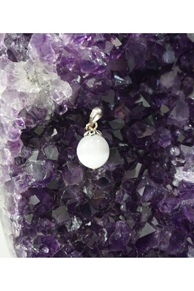 Selenite Pendant Without Silver - 1
