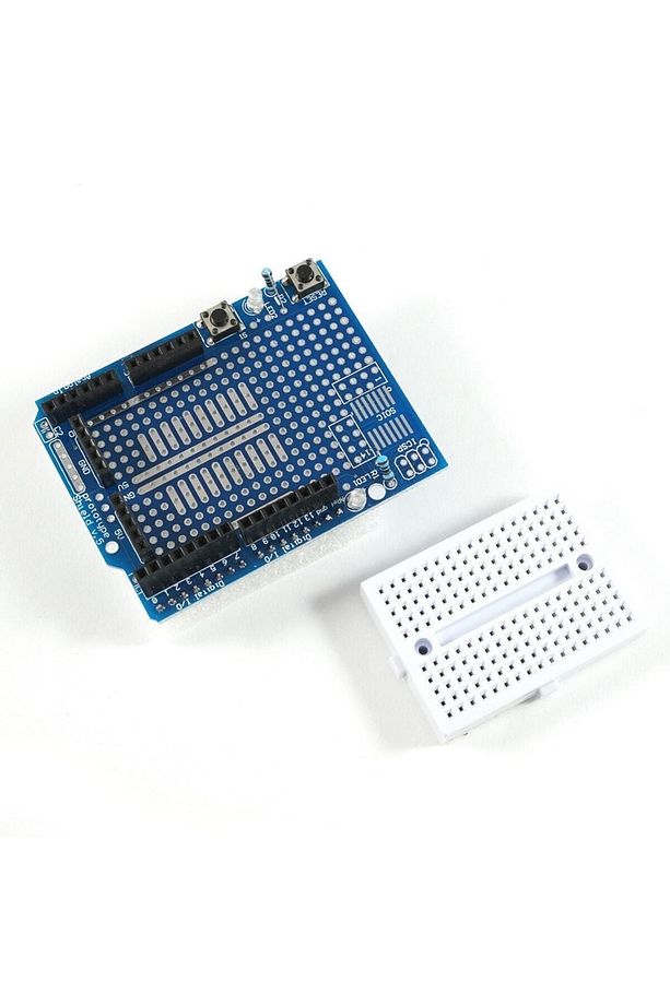 Arduino Uno R3 Proto Sheild Mini Breadboard - 5