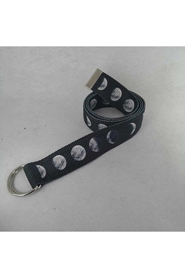 Moon Phases Unisex Canvas Belt