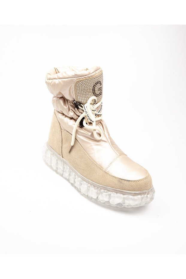 347 - 3 Beige Women's Snow Boots