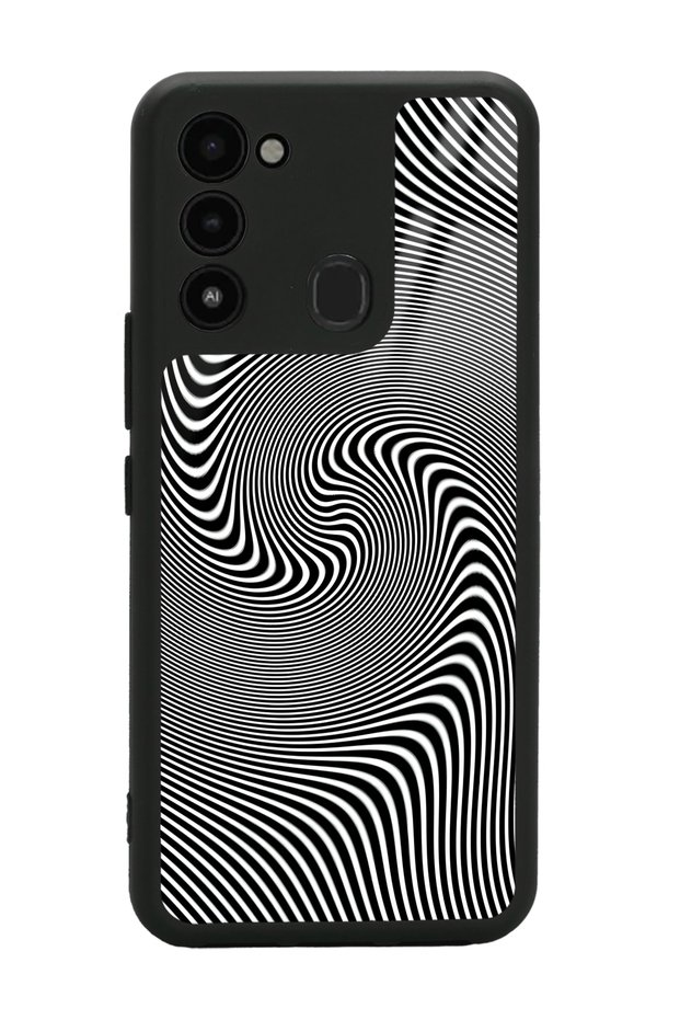 Tecno Spark 8C Triptrance Wave Design Glossy Phone Case