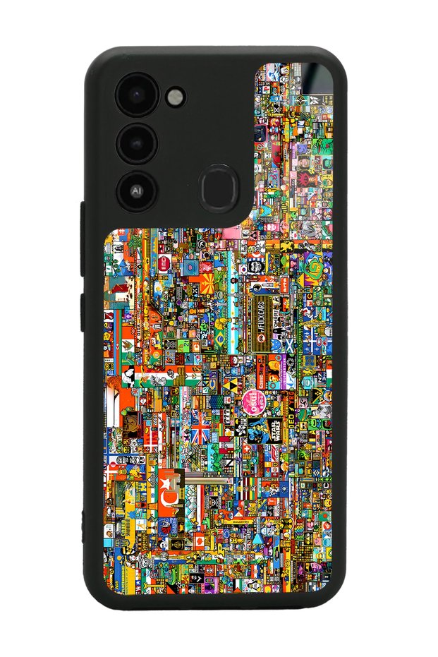 Tecno Spark 8C R/Place Glossy Phone Case with Souvenir Design