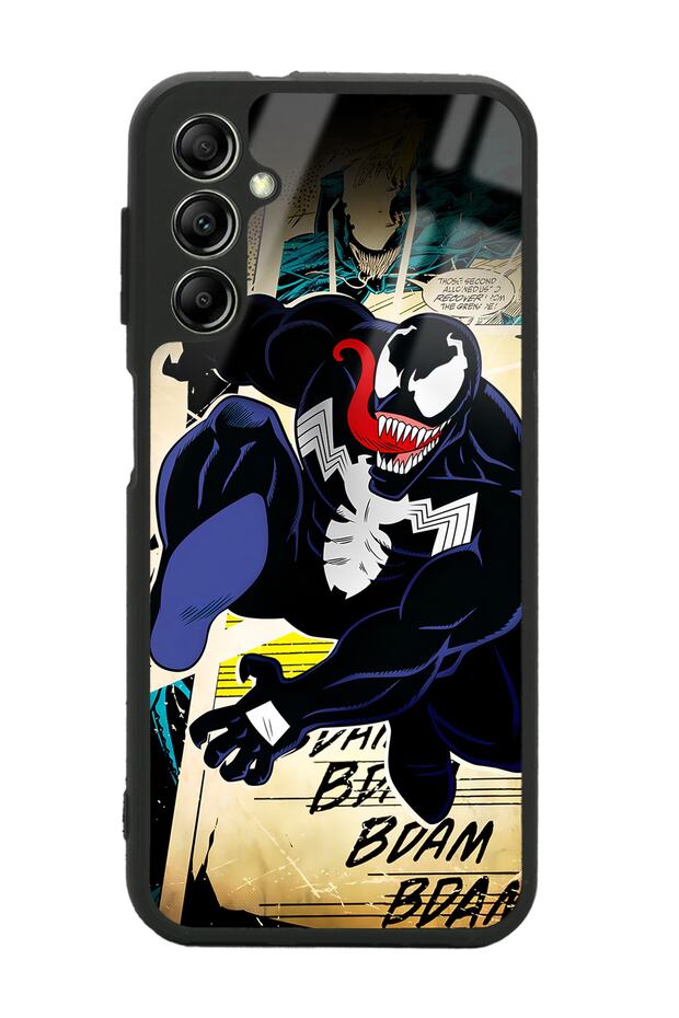 حافظة هاتف سامسونج A14 بتصميم Venom لامع