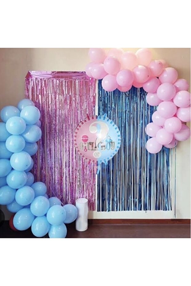 Girl or Boy Gender party Balloon Chain Set