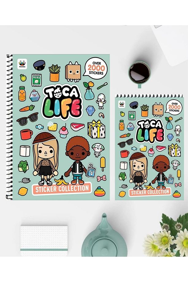 Toca Life World A5 Defter ve A6 Not Defteri Özel Tasarım Çizgisiz Defterler - 2